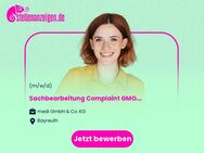 Sachbearbeitung (w/m/d) Complaint GMO - Bayreuth