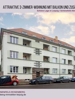 Charmante 3-Raumwohnung mit Balkon und Loggia im Leipziger - Nordosten! - Leipzig