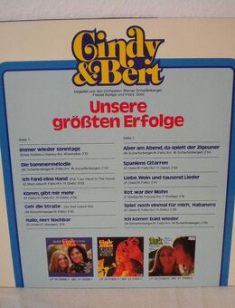 Cindy&Bert-Unsere größten Erfolge-Vinyl-LP,1975 - Linnich