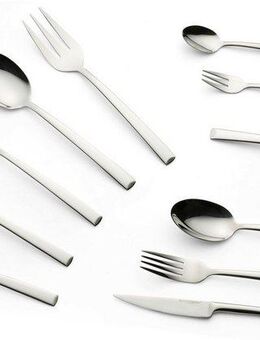 ECHTWERK Besteck-Set Avelino (68-tlg), 12 Personen, Edelstahl 18/10, Tafelbesteck, Silber-Edition, hochglänzend