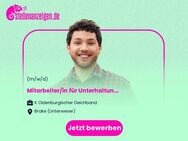 Mitarbeiter/in für Unterhaltungsarbeiten (m/w/d) - Brake (Unterweser)