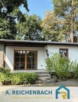 Gepflegter Bungalow auf Eigentumsland in der Waldsiedlung Wellaune zu verkaufen! - Bad Düben