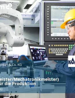Meister (Elektromeister/Mechatronikmeister) (m/w/d) für die Produktion - Lingen (Ems)