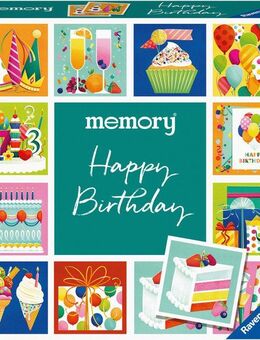 Ravensburger Spiel memory® moments - Happy Birthday, Kinderspiel, Made in Europe