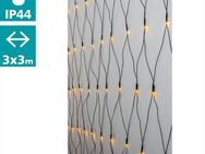EGLO LED-Lichternetz GOLDEN WARM WHITE, 200-flammig, Lichternetz für innen und außen, extra-warmweiß, mit Kabel, 3x3 m