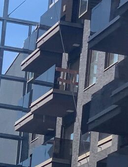 Provisionsfrei, Neubau, Erstbezug, 1-Zimmer Wohnung im 2.OG mit Balkon im Zollhafen - Mainz