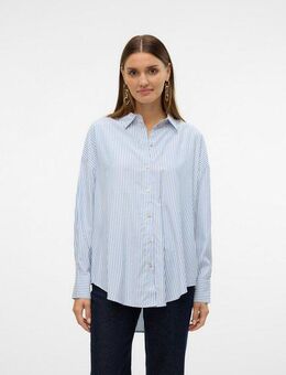 Vero Moda Langarmbluse VMNORA LS OVERSIZE SHIRT WVN GA NOOS