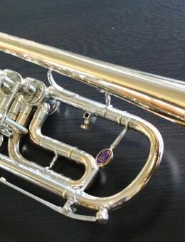 B & S Goldmessing / Neusilber Konzert - Trompete inkl. Koffer - Hagenburg