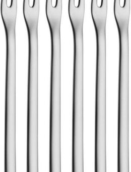 WMF Besteck-Set Nuova (6-tlg), 6 Personen, Cromargan® Edelstahl Rostfrei 18/10, 6-tlg., 12,5 cm, Cromargan Edelstahl rostfrei, Geschenkverpackung