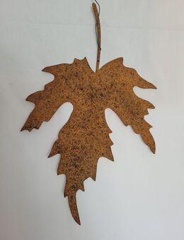 Ahornblatt schmal 2 Größen Edelrost - Kraftisried