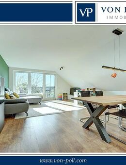 Lichtdurchflutete 3 Zimmer Penthouse-Wohnung in begehrter Lage von Büderich - Meerbusch