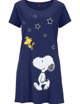 PEANUTS Sleepshirt mit Snoopy-Print in Minilänge