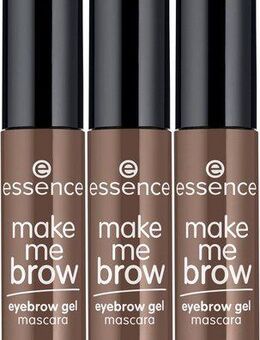 Essence Augenbrauen-Farbe make me BROW eyebrow gel mascara, 3-tlg., mit kleinen Fasern