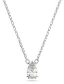 Swarovski Kette mit Anhänger Stilla Pear, mit Swarovski® Kristall in 00000