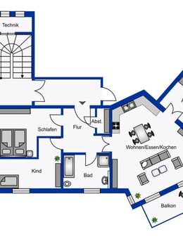4 - Zimmer-Wohnung mit Balkon - Naumburg (Saale)