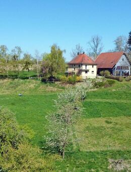 Stadtnahes Hofanwesen mit Panoramablick über Ravensburg bis zu den Alpen - Ravensburg