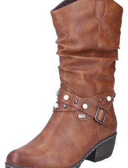 Rieker Westernstiefel, Cowboystiefel, Blockabsatz, mit wasserabweisender riekerTEX-Membran
