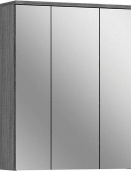welltime Badezimmerspiegelschrank LUCCA, TOPSELLER!, Breite 60cm, 3 Spiegeltüren, 9 Fächer, 6 Fachböden Badmöbel, Badschrank, Schrank, Wandschrank, Bad, Badezimmer