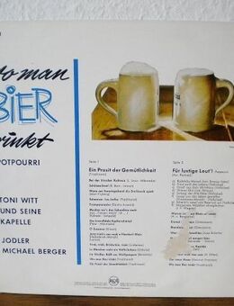 Toni Witt und seine Kapelle-Wo man Bier trinkt-Vinyl-LP,RCA,Rar ! - Linnich