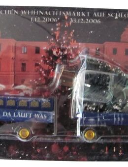 Thurn & Taxis Nr.33 - Weihnachtsmarkt - Magirus Deutz Sirius - Hängerzug Oldie auf Blechschild - Doberschütz