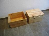2 Holzkisten zus. 5,- Holzkästen mit Griffen Holz Box Allzweckkisten - Flensburg