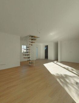 Hünfeld-Oberrombach: Sofort bezugsfrei: Neubau-KfW 55 Dachgeschosswohnung mit verstecktem Raumwunder - Hünfeld (Konrad-Zuse-Stadt)