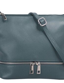 Cluty Umhängetasche, echt Leder, Made in Italy