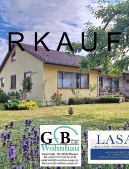 VERKAUFT: Einfamilienhaus mit Wohnen auf einer Ebene. - Mengen