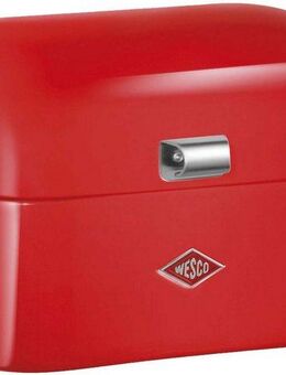 WESCO Brotkasten Single Grandy - Brotdose, Stahlblech, (1-tlg), Lüftungslöcher auf der Rückseite, Metallschaniere