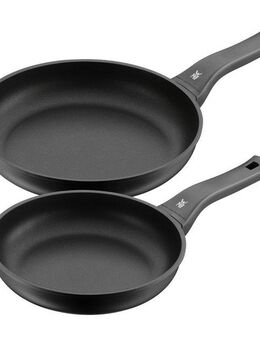 WMF Pfannen-Set PermaDur Excellent, Aluminiumguss (Set, 2-tlg), 24/28 cm, 3-Schicht Antihaftversiegelung, TransTherm-Allherdboden