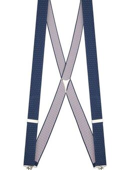 Man's World Hosenträger in bequemer Breite & extra Länge bis 130cm - neue Farbe jeansblau