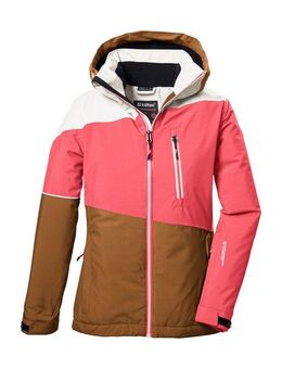 Killtec Skijacke KSW 331 GRLS SKI JCKT Atmungsaktive, wasserdichte Jacke mit Fleece-Innenseite, Skipasstasche