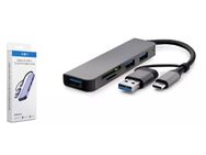 HADRON HDX7826 TYPE-C USB3.0 HUB COMBO 3PORT SD/TF KARTENLASER 5IN1 - Langenfeld (Rheinland) Zentrum