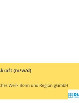 Ergänzungskraft (m/w/d) - Bonn
