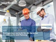 Bauingenieur (w/m/d) für die Bereiche Straßenrecht und Planung - Ulm