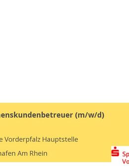 Unternehmenskundenbetreuer (m/w/d) - Ludwigshafen (Rhein)