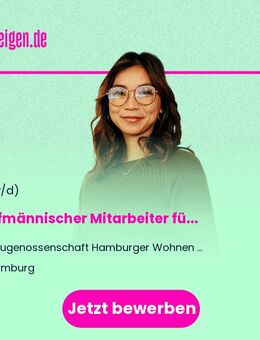 Kaufmännischer Mitarbeiter (w/m/d) für den Empfang und zentralen Service - Hamburg