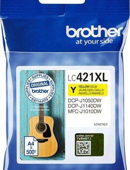 Brother LC-421XLY Tintenpatrone (1-tlg)