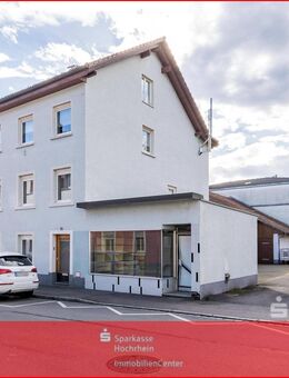 Dreifamilienhaus mit separatem Verkaufsraum, angrenzendem Ökonomiegebäude, 2 Garagen, Schopf, u.v.m. - Bad Säckingen