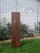 kleiner Paravent Sichtschutzwand "Farn" schmal in 87647