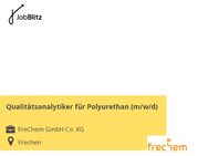 Qualitätsanalytiker für Polyurethan (m/w/d) - Frechen