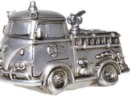 Ambiente Haus Spardose Feuerwehr, silberfarben, (1-tlg), Sparschwein, Retro-Design, ideales Geschenk