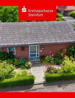 Wohnen auf einer Ebene - gepflegter Bungalow mit Garten! - Altenberge