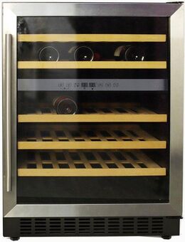 Hanseatic Weinkühlschrank HWC46ECIA, für 46 Standardflaschen á 0,75l,mit 5 Flaschenborden