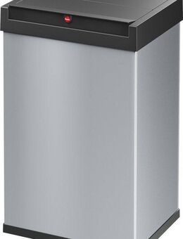 Hailo Mülleimer Big-Box Swing L, 35 Liter, Stahlblech, Abfallbox mit selbstschließendem Schwingdeckel