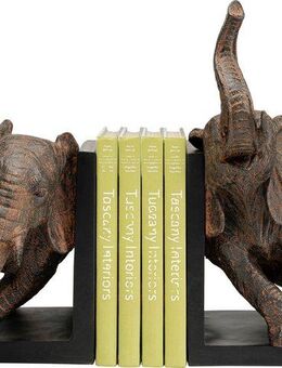 Kare Design Buchstütze Buchstütze Elephants 25 (2/Set)