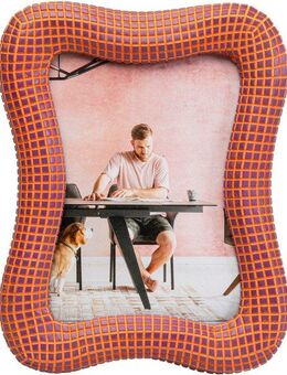 Kare Design Einzelrahmen Bilderrahmen Wavy Orange 18x23cm