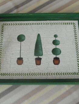 Tablett rustikal Holz - Unna