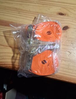 2 Stck Spanngurte - Farbe Orange ca 5 Mtr - Laatzen