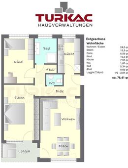 Preissenkung!!! - Kapitalanlage - WN-Hegnach 3 ZKB Balkon + Tiefgarage + Keller - Waiblingen